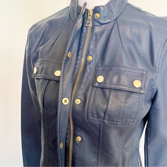 Want it FREE? Make a Bundle | Charter Faux Leather Jacket | Size: 4 - Picture 3 of 7